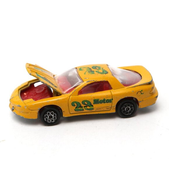 Vintage Majorette #212 Pontiac Firebird Car Yellow Die Cast 1:63 Toy Racing - Picture 2 of 6